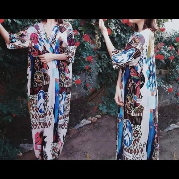 5⭐️Boho Wild Print Kimono - Picture 10 of 13